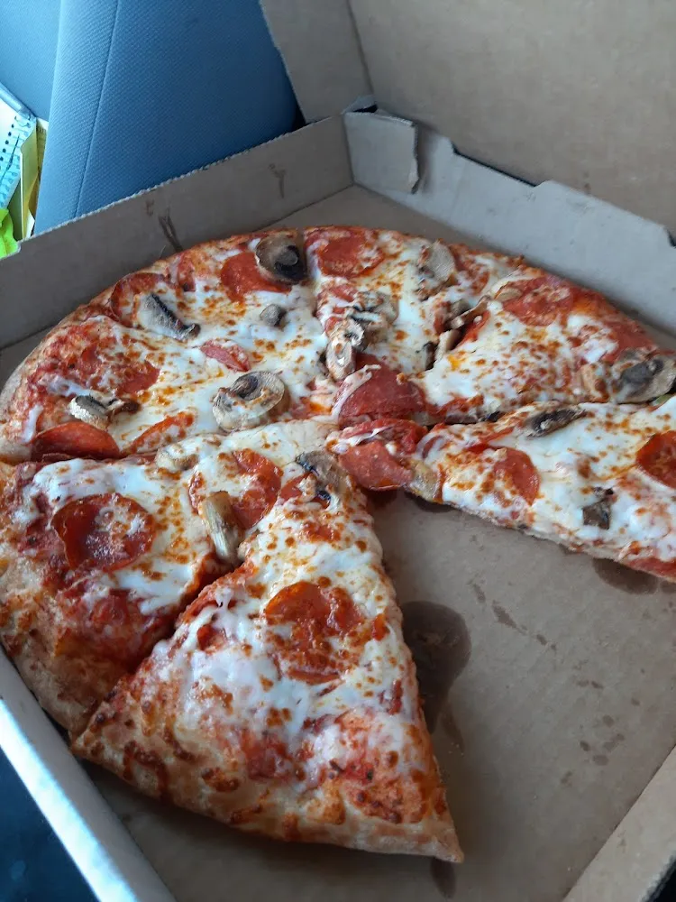 Pepperoni and Mushroom Pizza